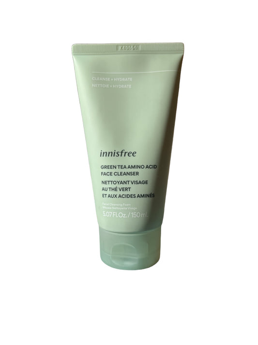 innisfree green tea amino acid face cleanser